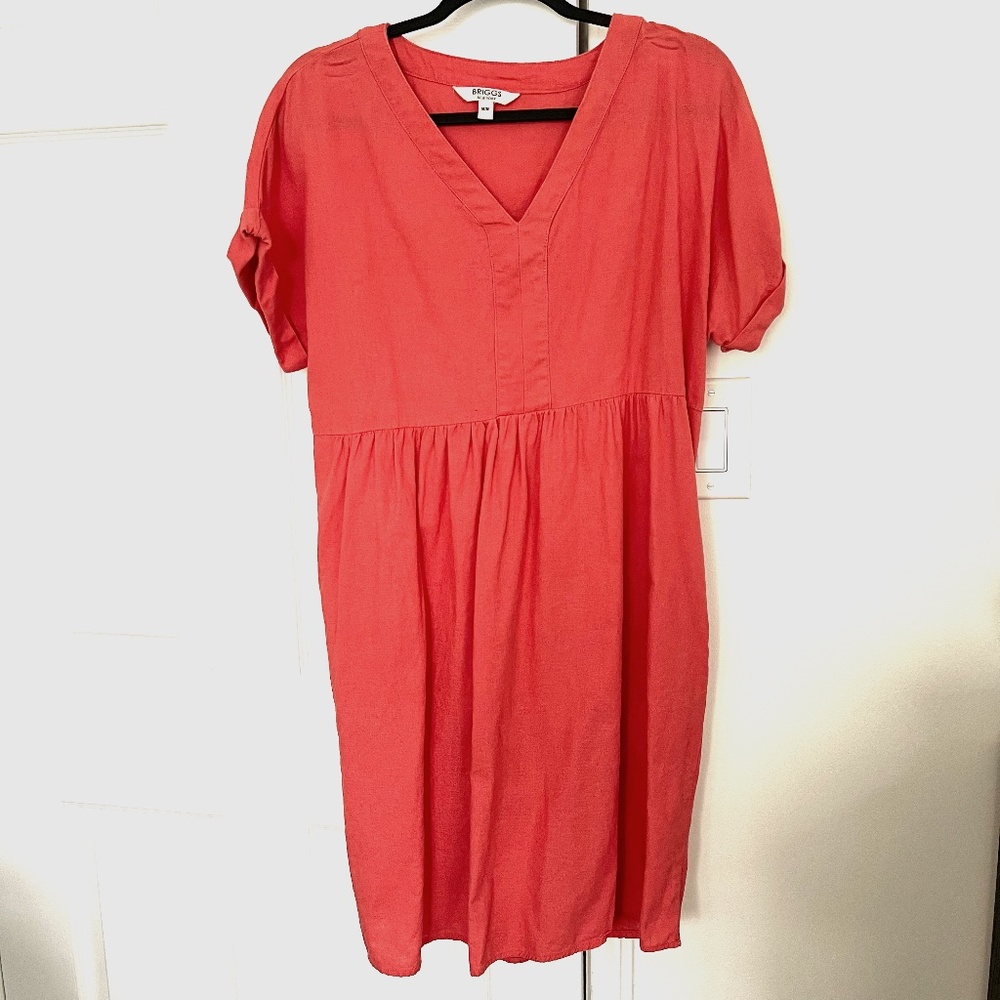 Short linen dress